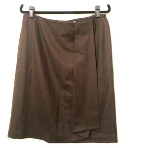 TALBOTS NWT Brown Wool Skirt Size 14W